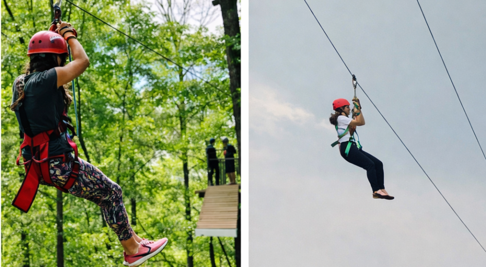 Ziplining through mountains, forests, and skies
